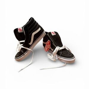 Vans Women’s or Men’s Black and White High-Top Sneakers